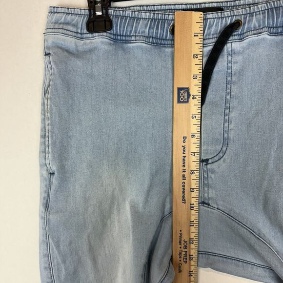 Zanerobe Sureshot Jogger Men's 32 Blue Denim Stretch High-Rise Drawstring Waist - Picture 15 of 16